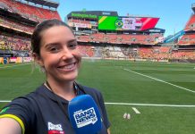 Alinne Fanelli acompanha a Seleção pela segunda vez