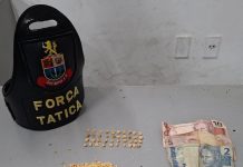 Suspeito por tráfico de drogas é preso no Santo Antônio