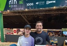 Jovem de 14 anos é vice em torneio profissional de beach tennis